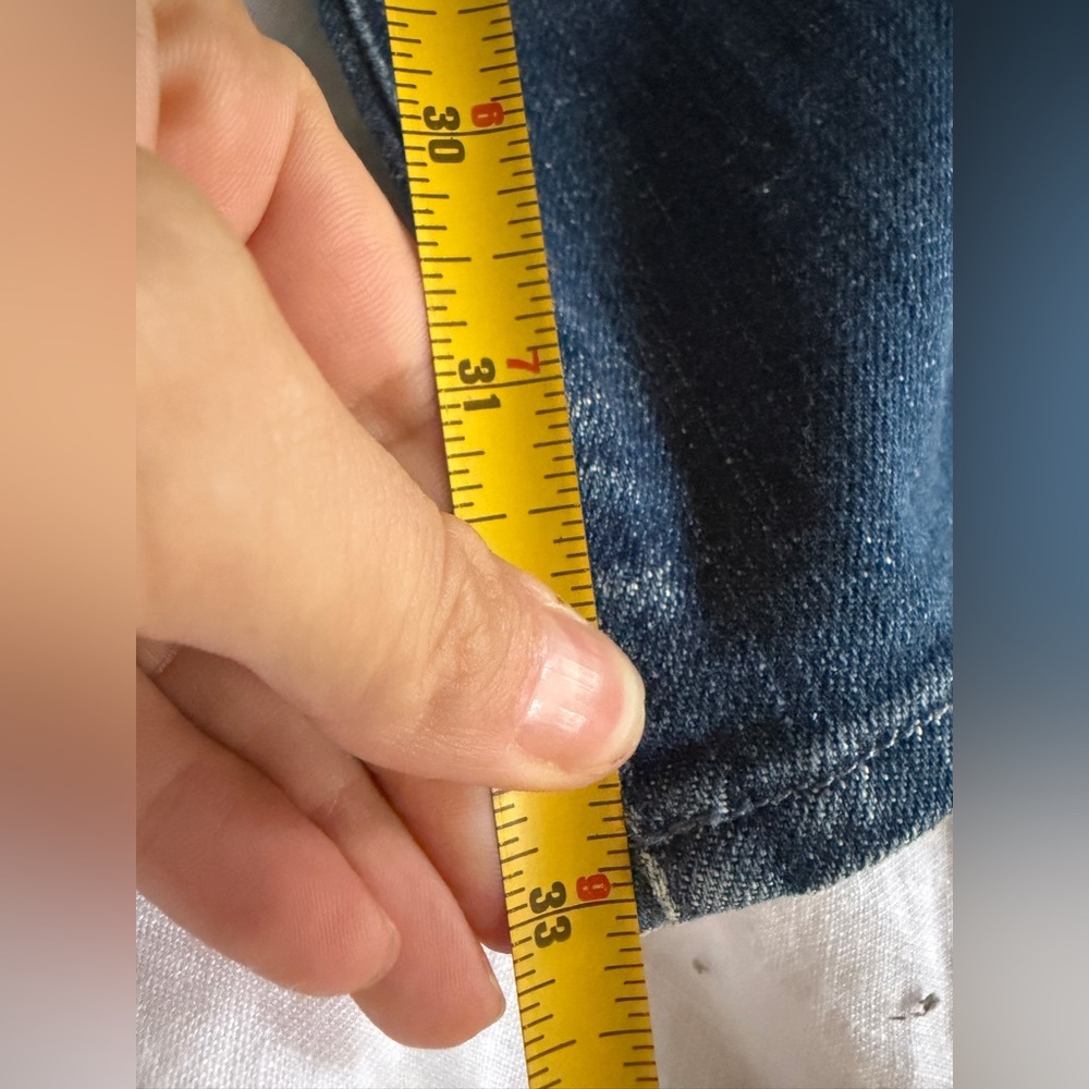 Rare Y2K Nwt 7 for all Mankind Boy cut jeans size 25 - Picture 10 of 10